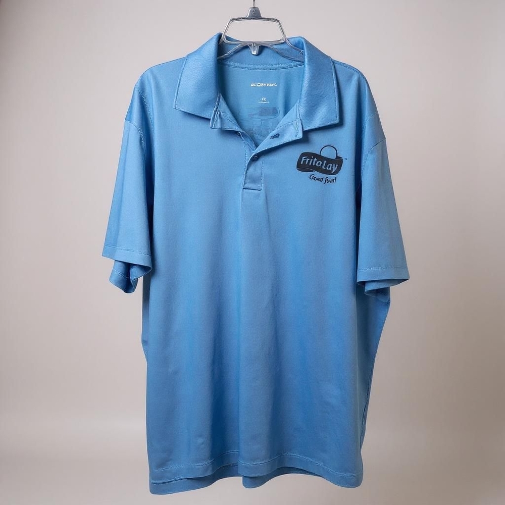 Port Authority Light Blue Polo Shirt